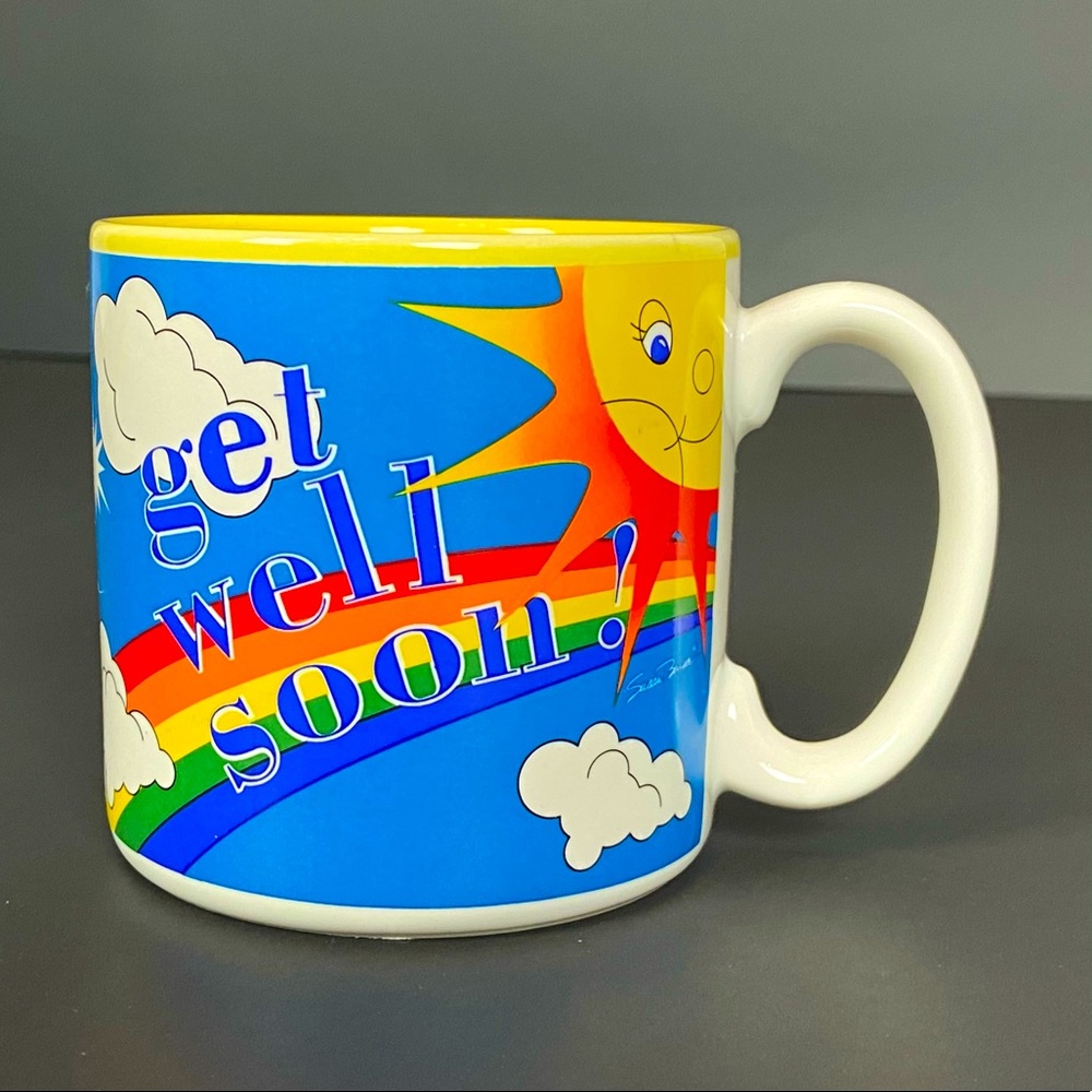 Get Well Soon Mug Vintage Style Tea Cup